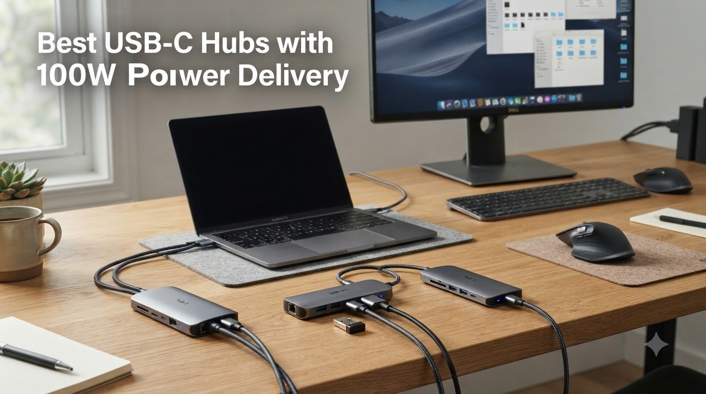 8 Best USB-C Hubs with 100W Power Delivery (August 2026) Tested