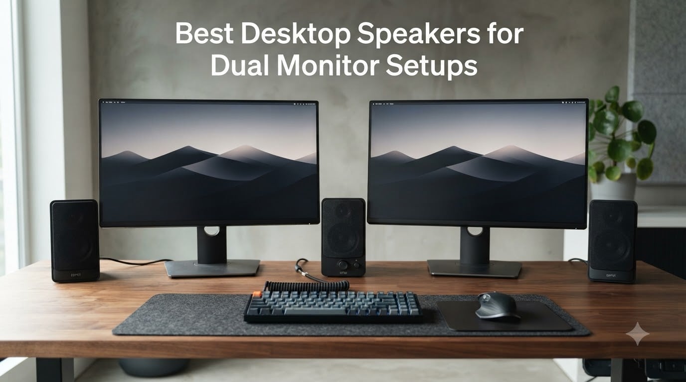10 Best Desktop Speakers Dual Monitor Setups (September 2026)