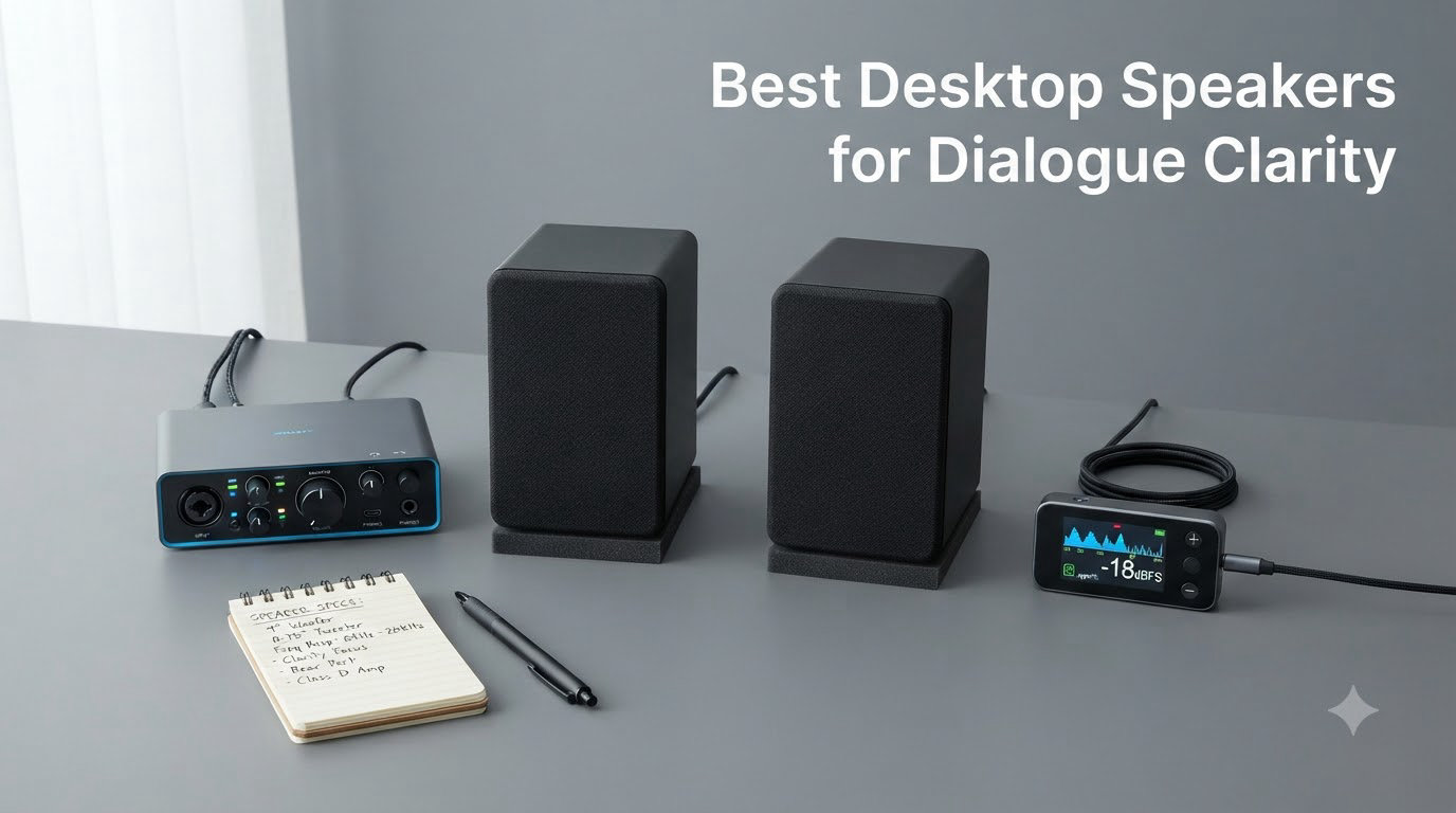 8 Best Desktop Speakers for Dialogue Clarity (September 2026) Guide