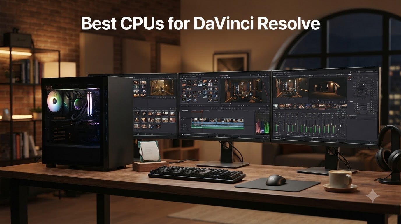 5 Best CPUs for DaVinci Resolve (August 2026) Expert Reviews