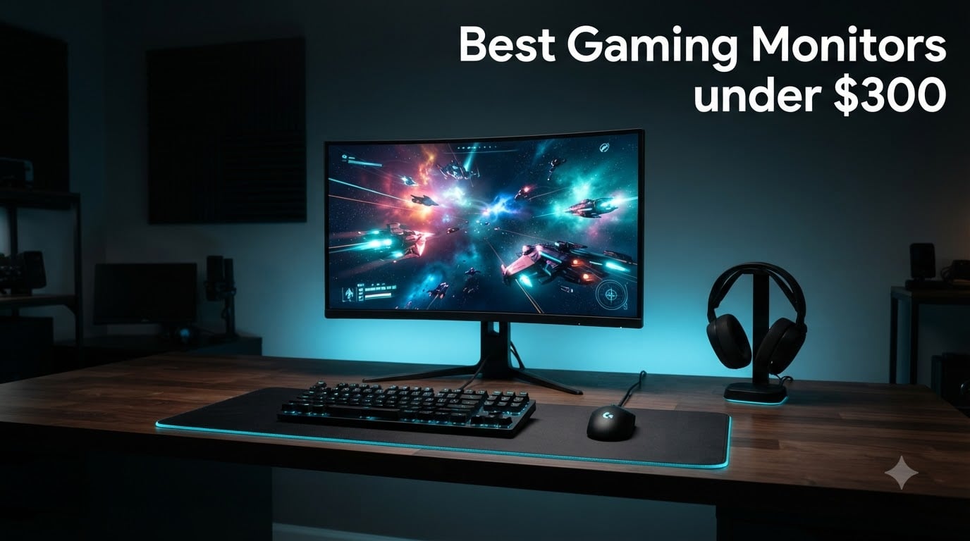 8 Best Gaming Monitors Under $300 (August 2026) Tested Picks