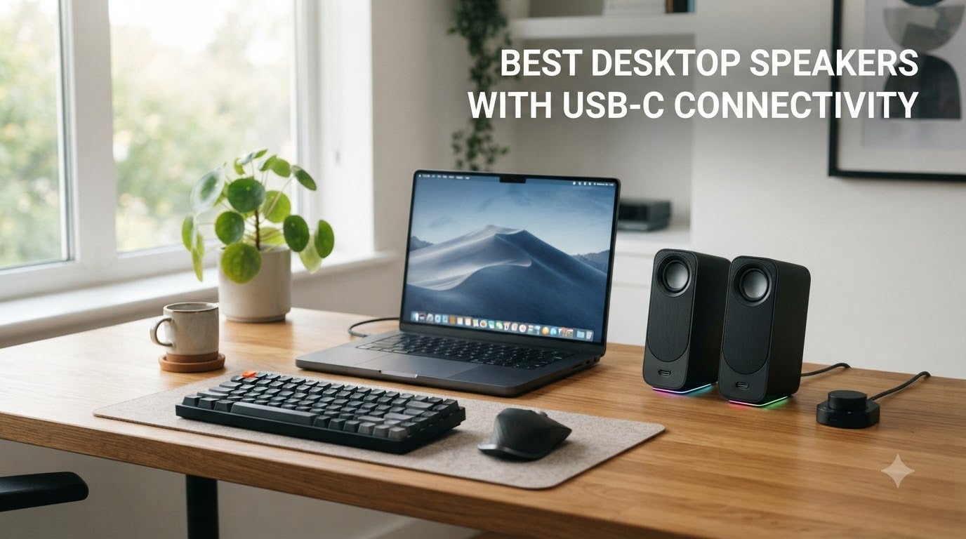Best Desktop Speakers with USB-C Connectivity