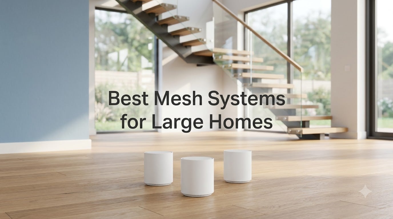 8 Best Mesh Systems for Large Homes (August 2026) Tested & Reviewed