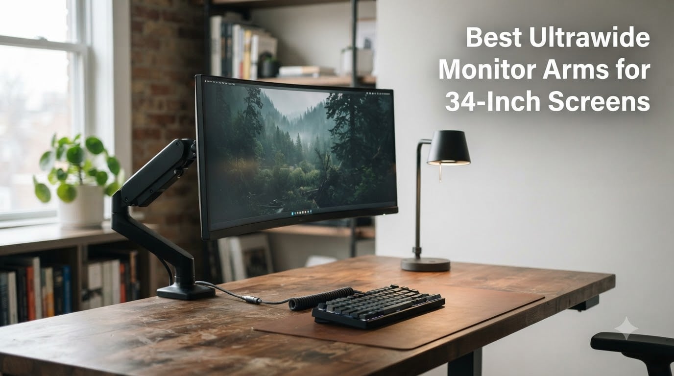 10 Best Ultrawide Monitor Arms for 34-Inch Screens (August 2026) Tested