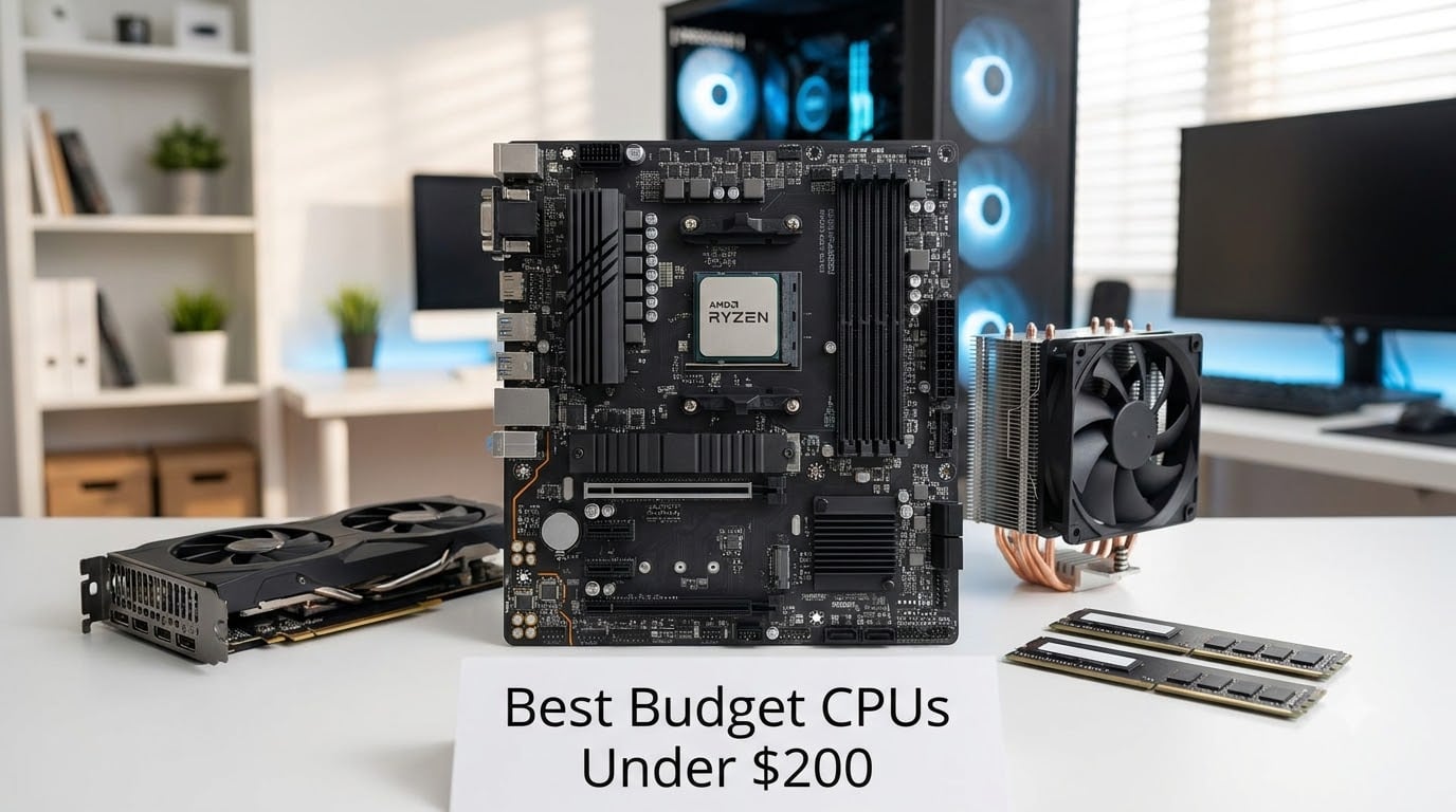 8 Best Budget CPUs Under $200 (August 2026) Tested and Ranked