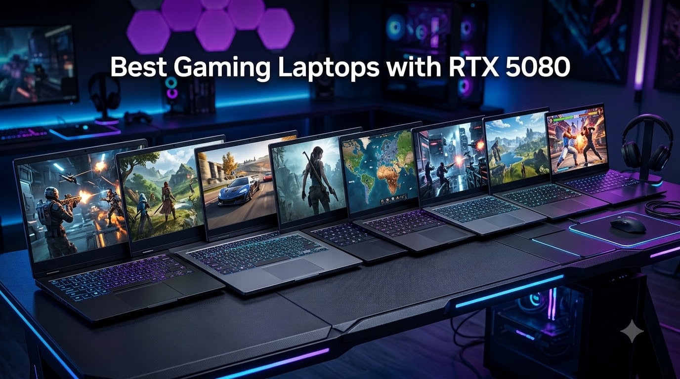 8 Best Gaming Laptops with RTX 5080 (August 2026) Tested and Ranked