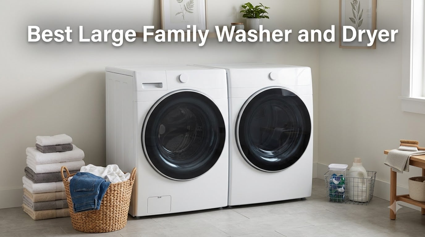 10 Best Large Family Washer and Dryer (August 2026) Expert Reviews
