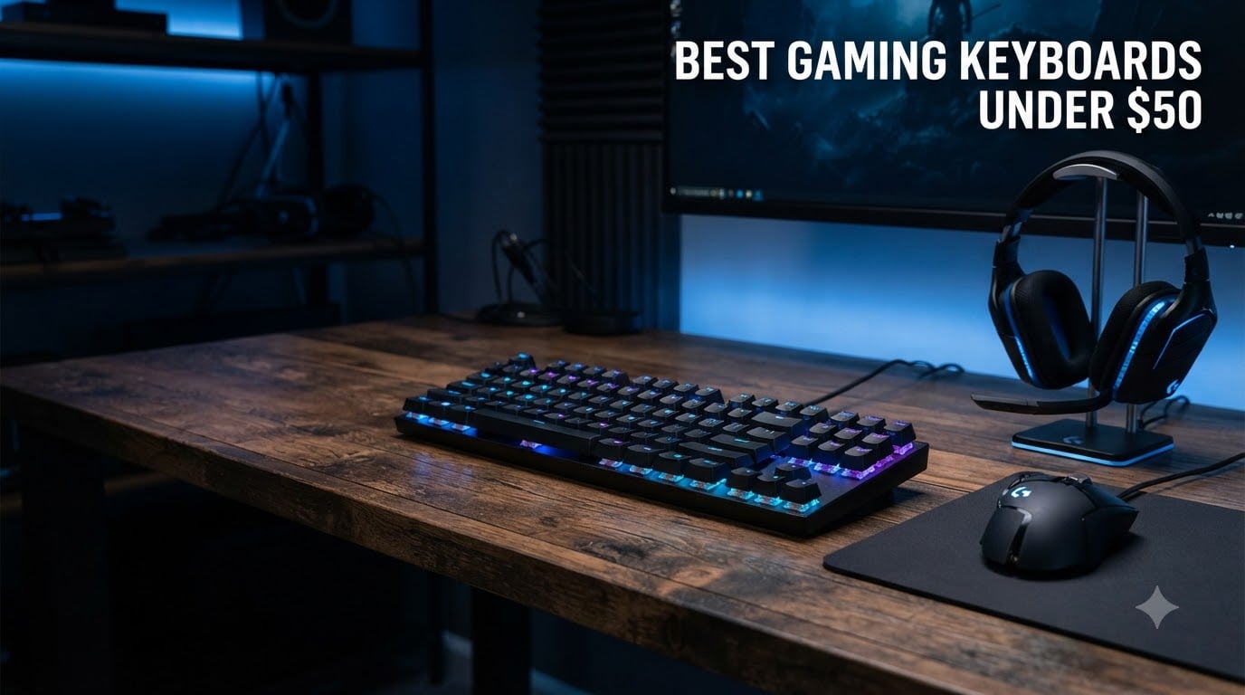 8 Best Gaming Keyboards Under $50 (August 2026) Tested and Ranked