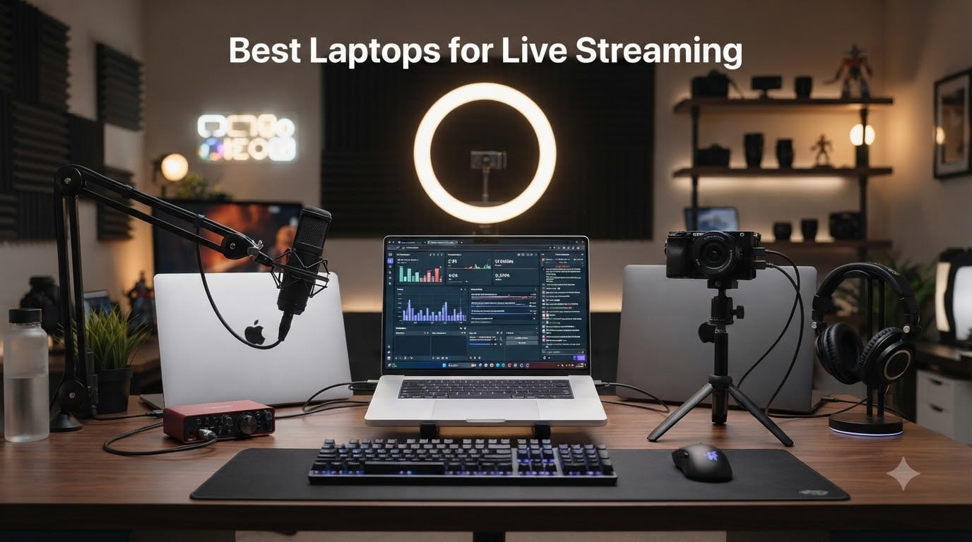 8 Best Laptops for Live Streaming (August 2026) Tested Picks