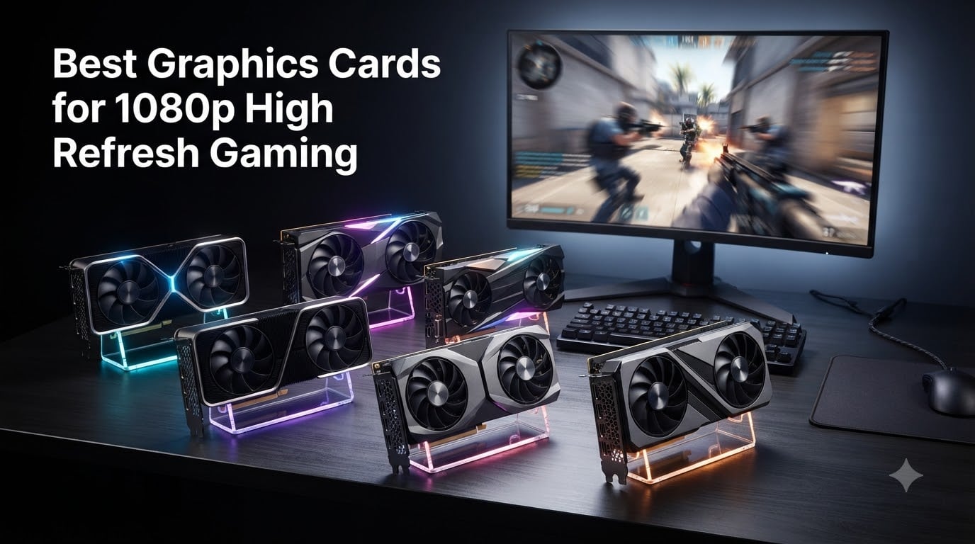 7 Best Graphics Cards for 1080p High Refresh Gaming (August 2026) Tested & Ranked