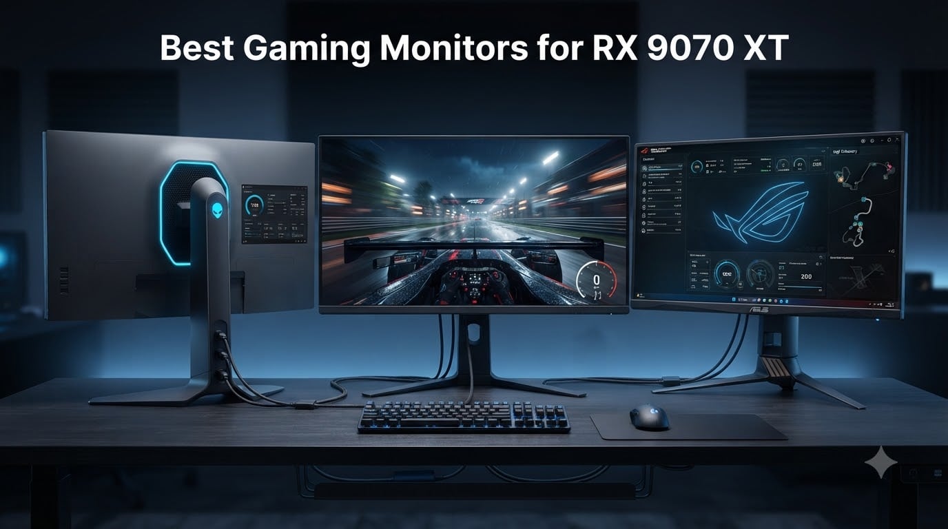 8 Best Gaming Monitors for RX 9070 XT (August 2026) Expert Reviews