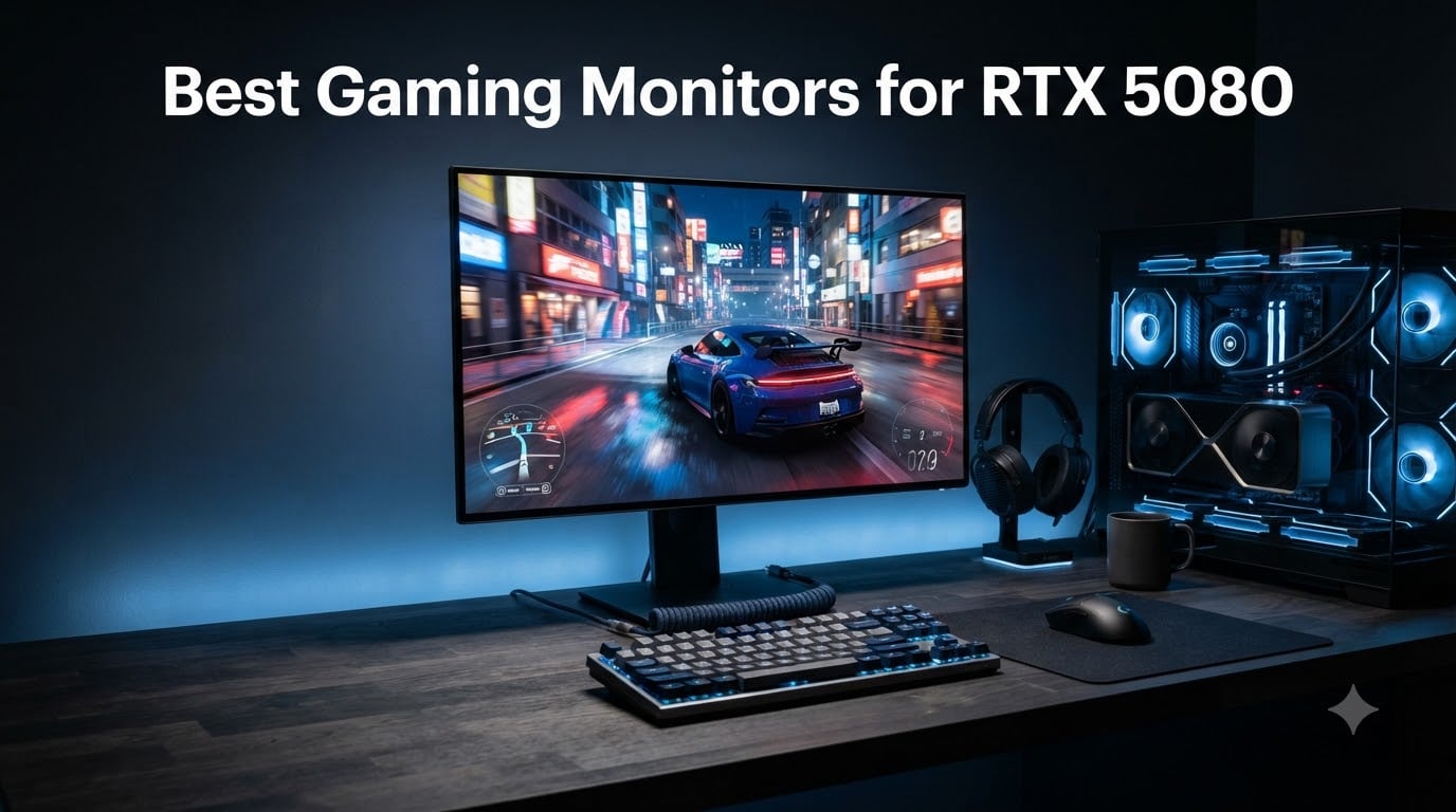 8 Best Gaming Monitors for RTX 5080 (August 2026) Tested & Ranked