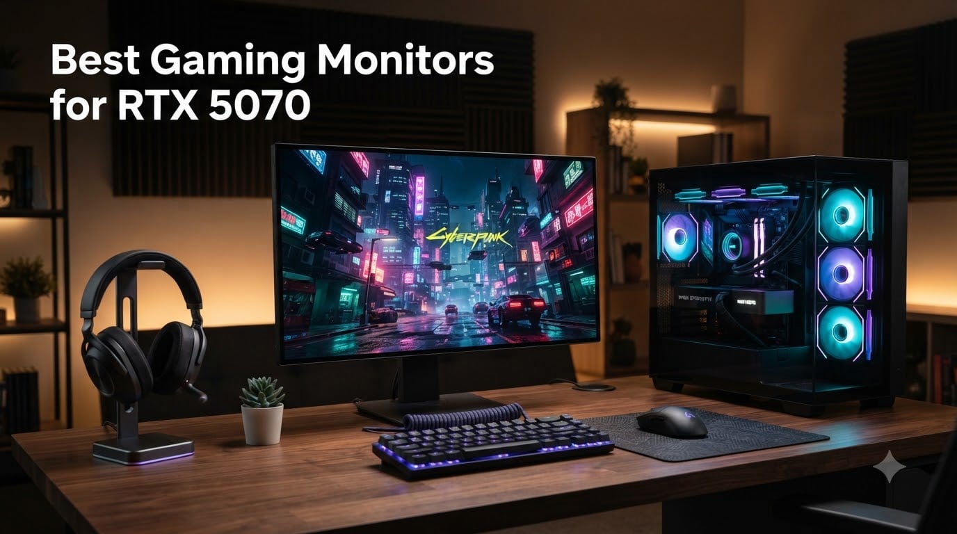 8 Best Gaming Monitors for RTX 5070 (August 2026) Tested & Ranked