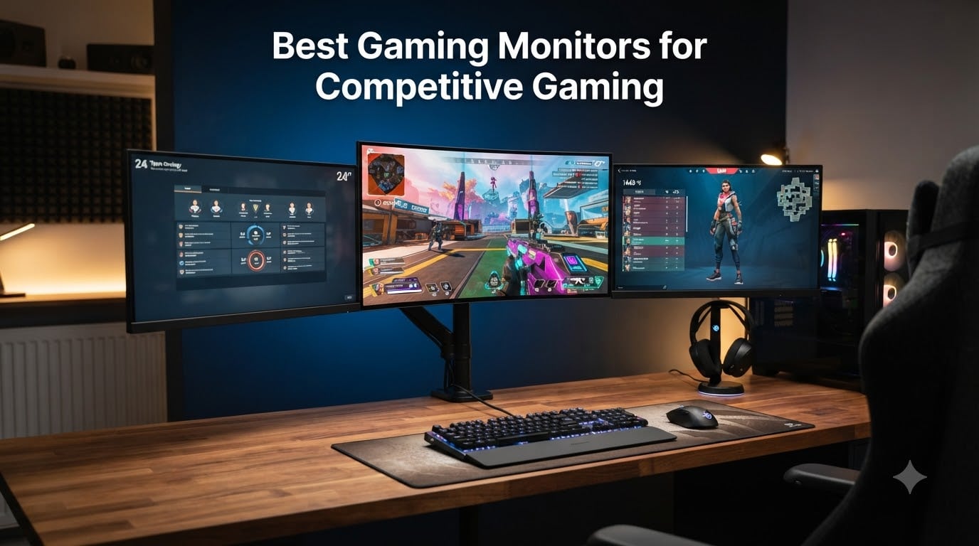 5 Best Gaming Monitors for Competitive Gaming (August 2026) Tested