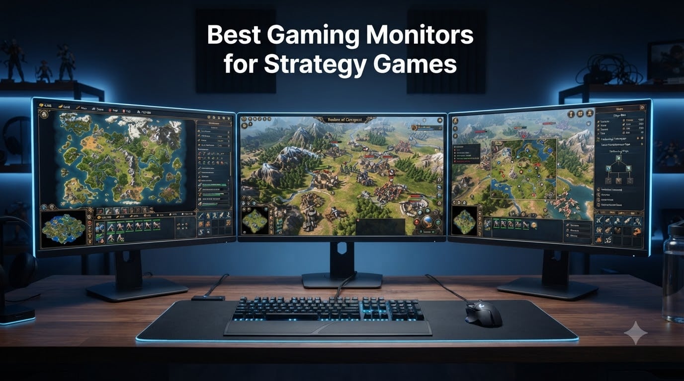 8 Best Gaming Monitors for Strategy Games (August 2026) Tested & Reviewed