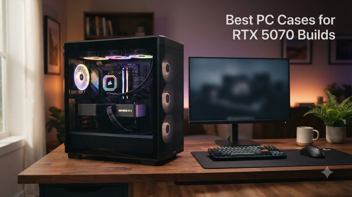 8 Best PC Cases for RTX 5070 Builds (August 2026) Tested and Ranked