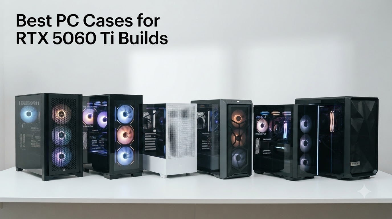 8 Best PC Cases for RTX 5060 Ti (August 2026) Expert Reviews
