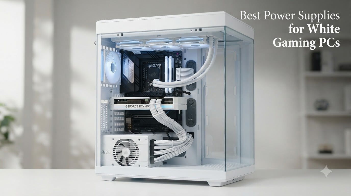 10 Best Power Supplies for White Gaming PCs (August 2026) Tested