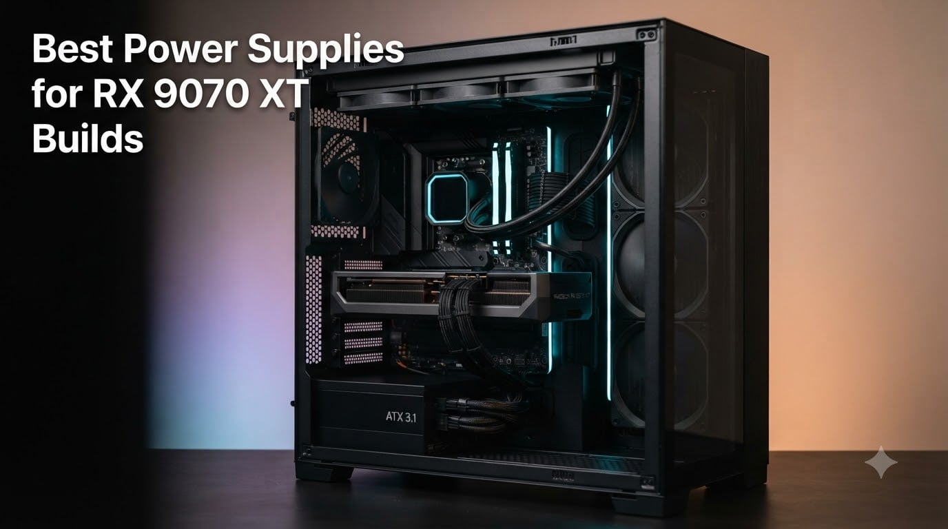 8 Best Power Supplies for RX 9070 XT Builds (August 2026)