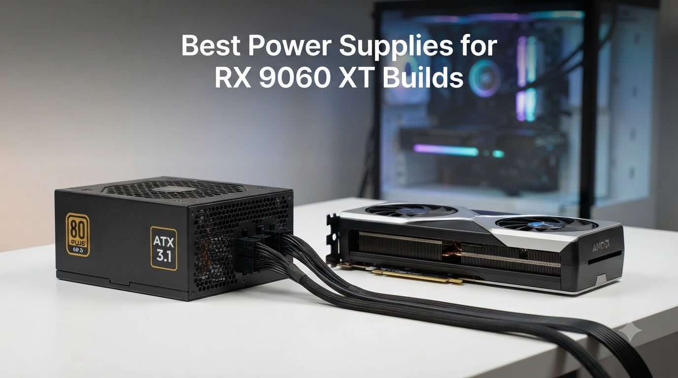 10 Best Power Supplies for RX 9060 XT Builds (August 2026) Tested Picks