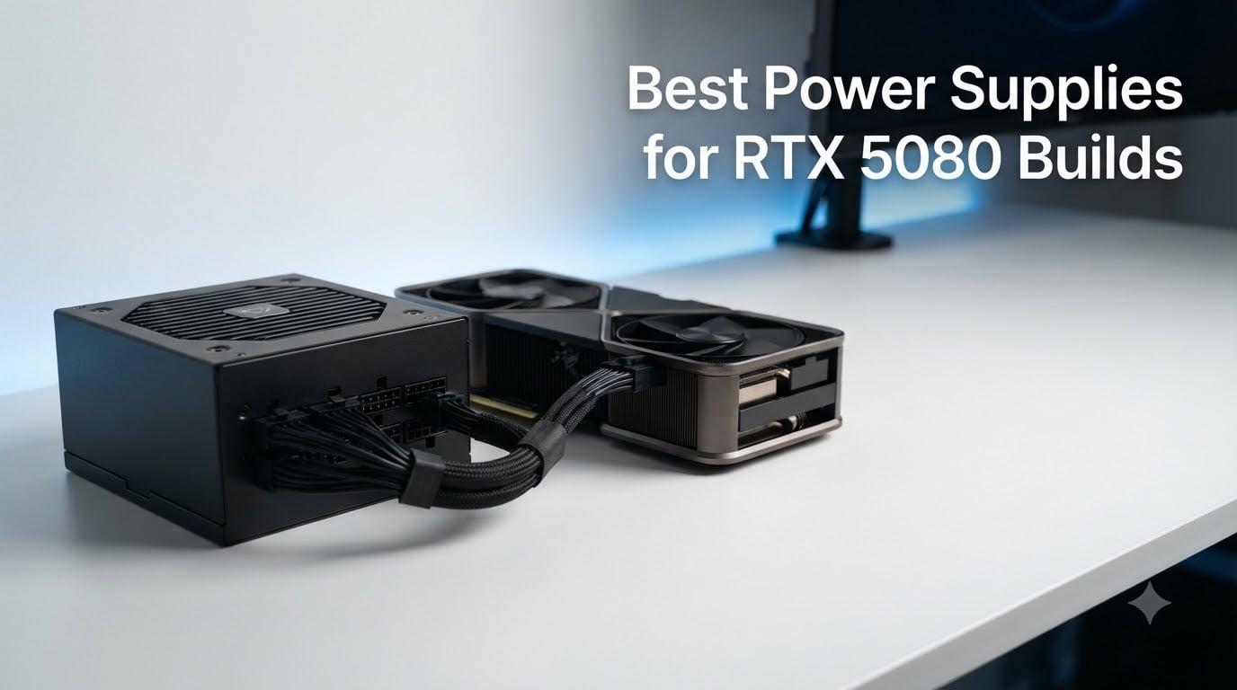 8 Best Power Supplies for RTX 5080 Builds (August 2026)
