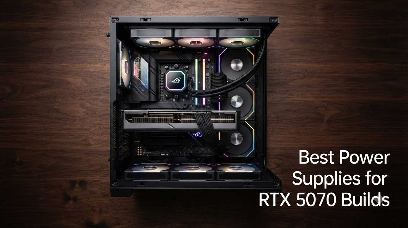 5 Best Power Supplies for RTX 5070 Builds (August 2026)