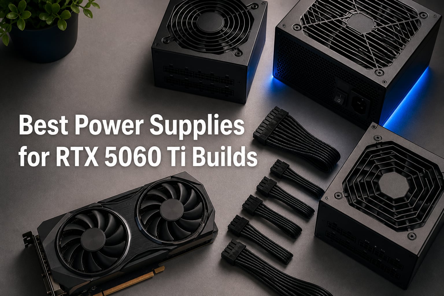8 Best Power Supplies for RTX 5060 Ti Builds (August 2026)
