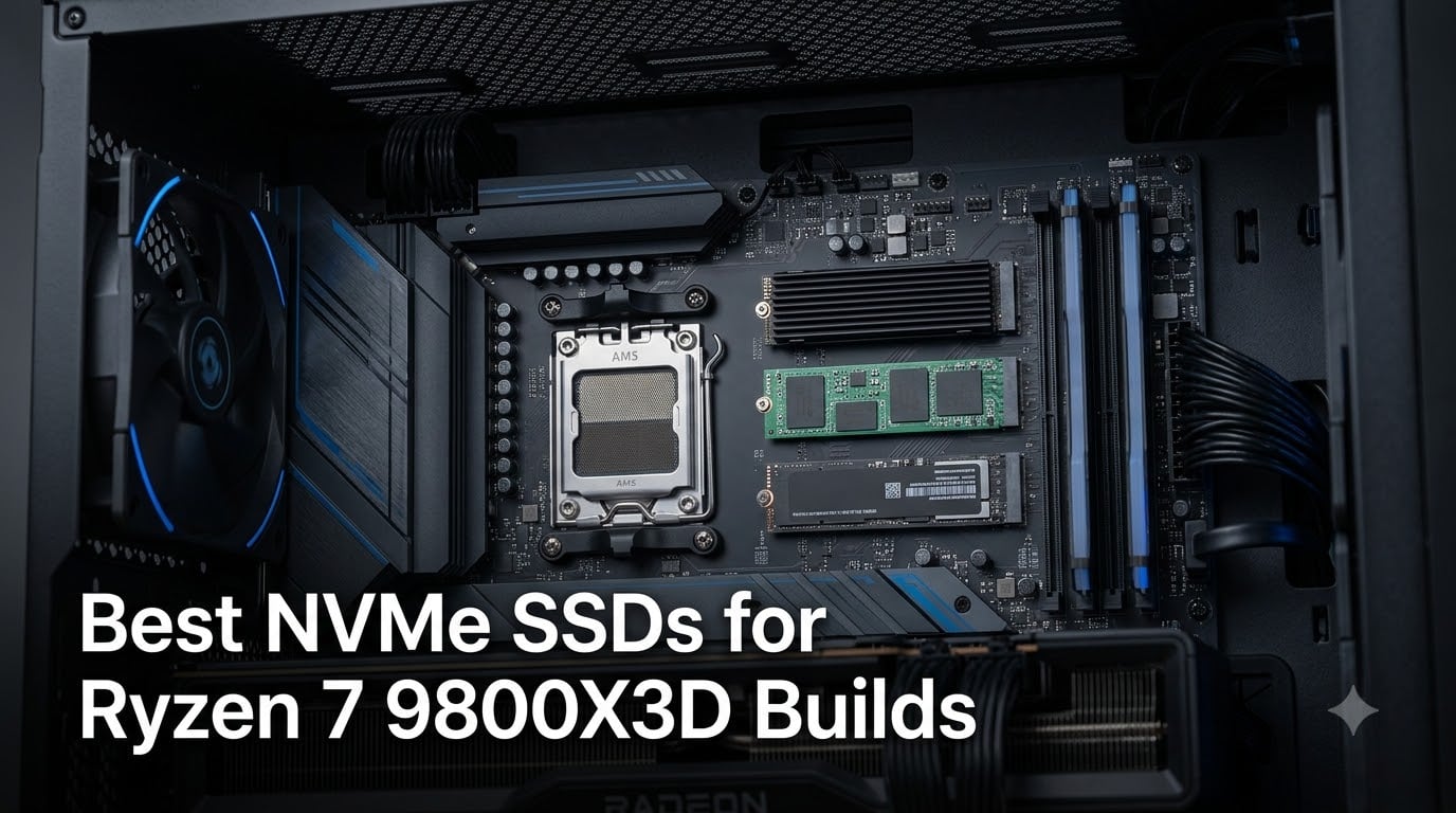 8 Best NVMe SSDs for Ryzen 7 9800X3D Builds (August 2026)