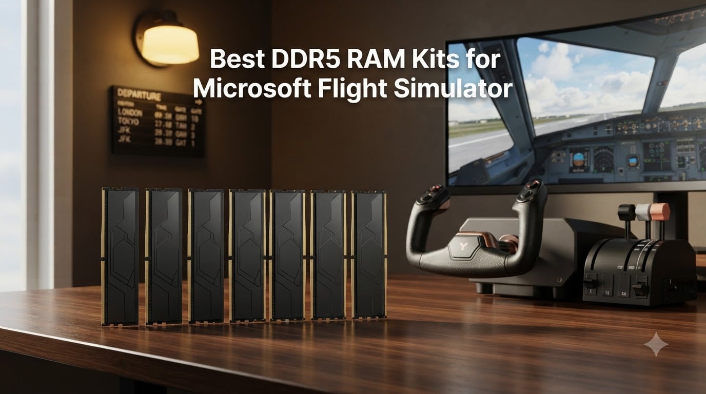 8 Best DDR5 RAM Kits for Microsoft Flight Simulator (August 2026)