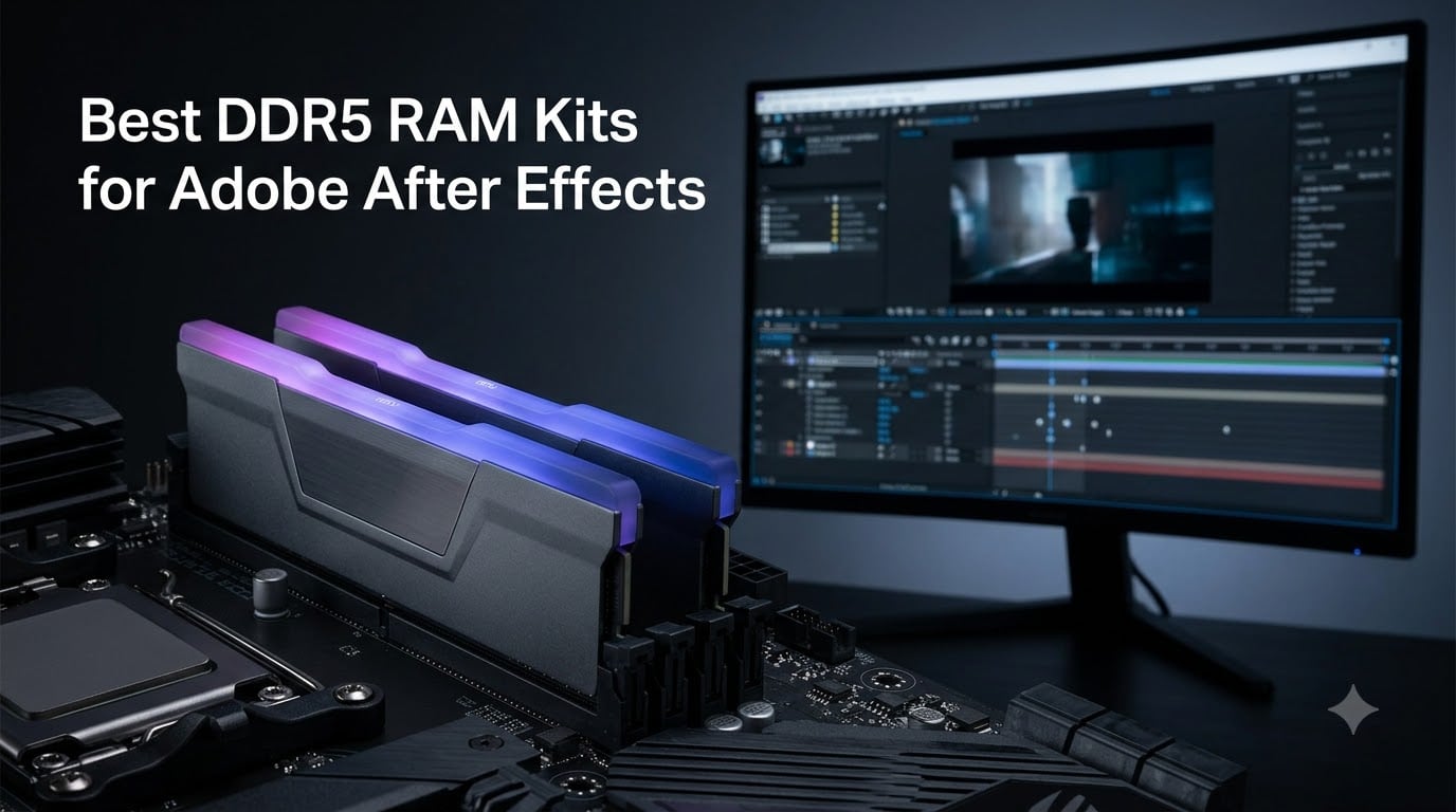 10 Best DDR5 RAM Kits for Adobe After Effects (August 2026)