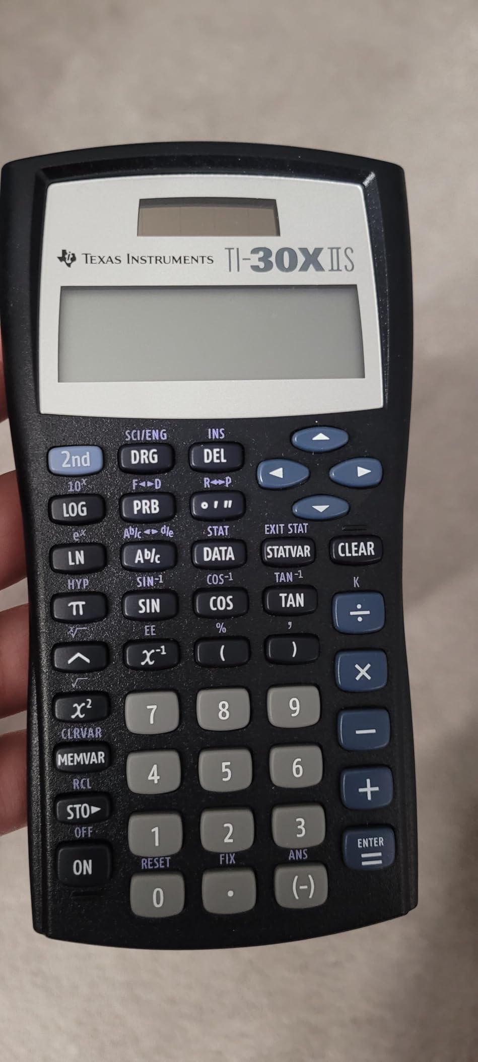 TI-30XIIS Scientific Calculator Texas Instruments, Black customer photo 2
