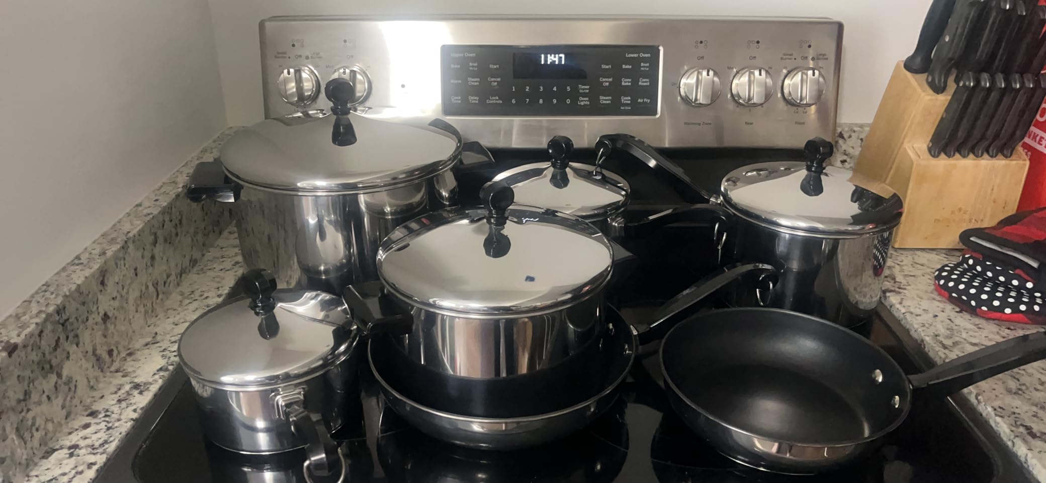 Farberware Classic Series Stainless Steel Pots and Pans Set, 15-Piece customer photo 2