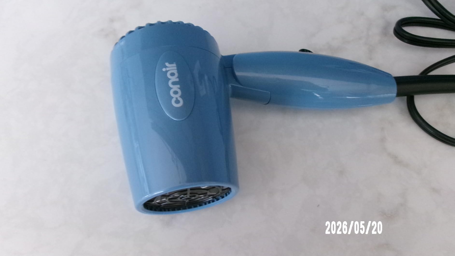 Conair Dual Voltage Hair Dryer, Compact Folding Handle Design, 1600W customer photo 2