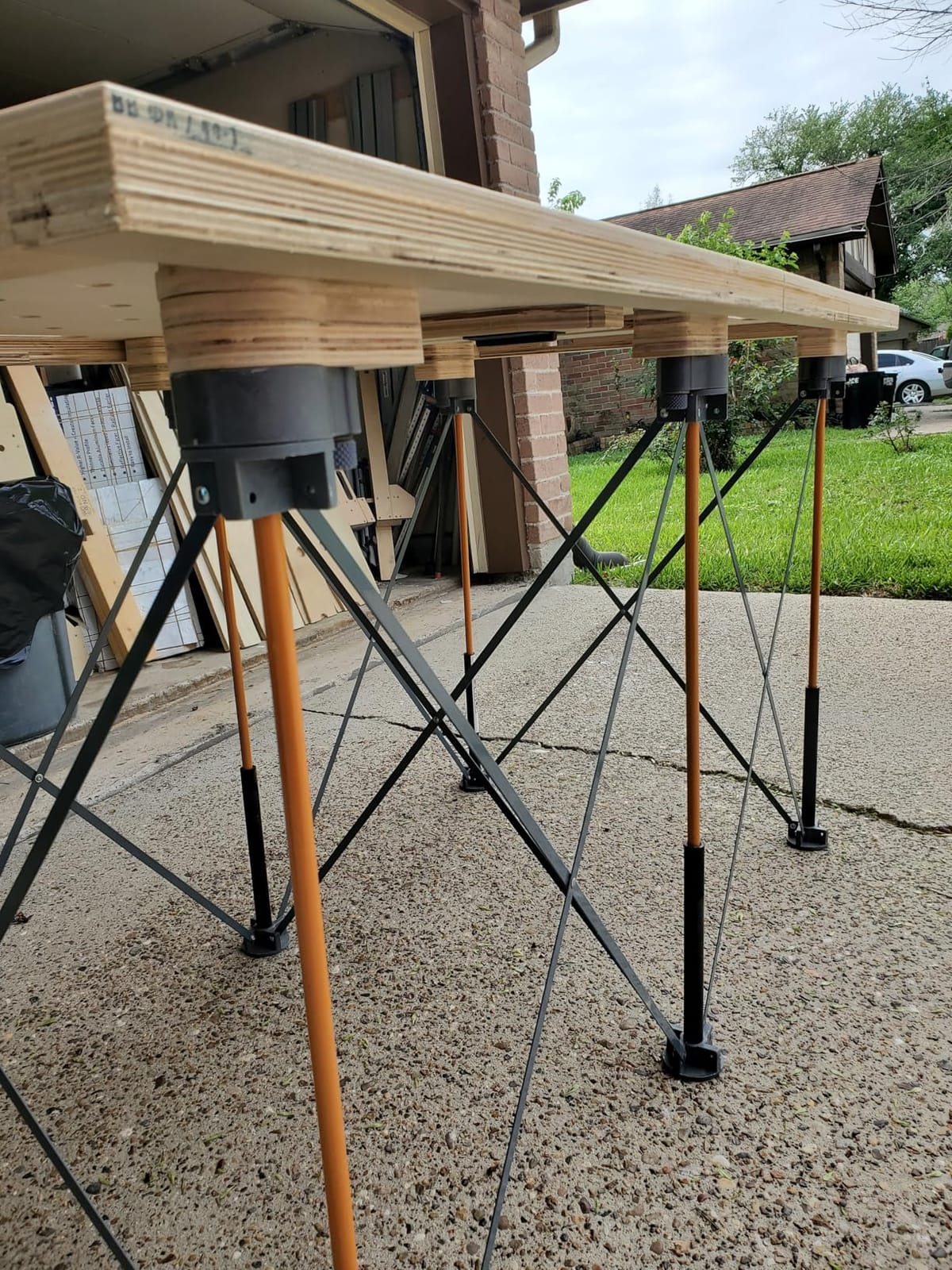 BORA Centipede Folding Work Table 4x4 ft Portable Workbench for Garage customer photo 1