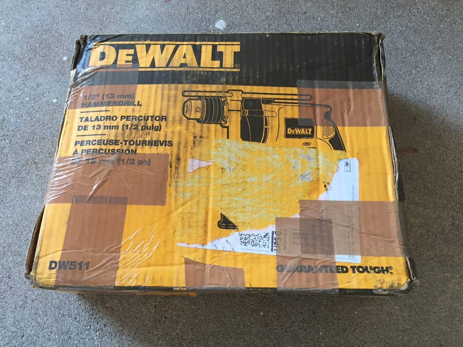 DEWALT Hammer Drill, 1/2-Inch, 7.8-Amp (DW511) customer photo 1