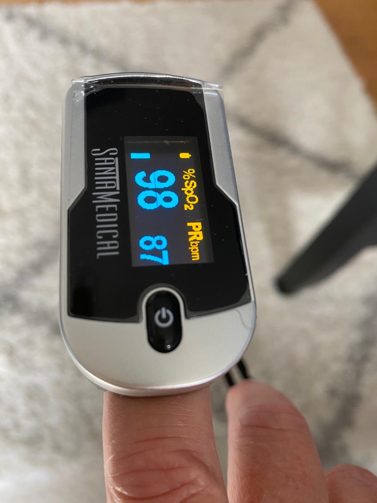 Santamedical Generation 2 Fingertip Pulse Oximeter with Lanyard customer photo 1