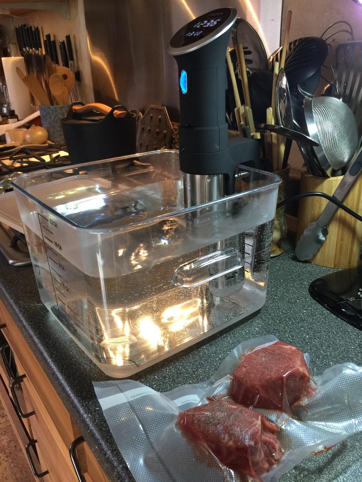 Rubbermaid Commercial Products Space Saving Square Food Storage Container 12 Quart Clear for Kitchen/Sous Vide/Meal Prep customer photo 2