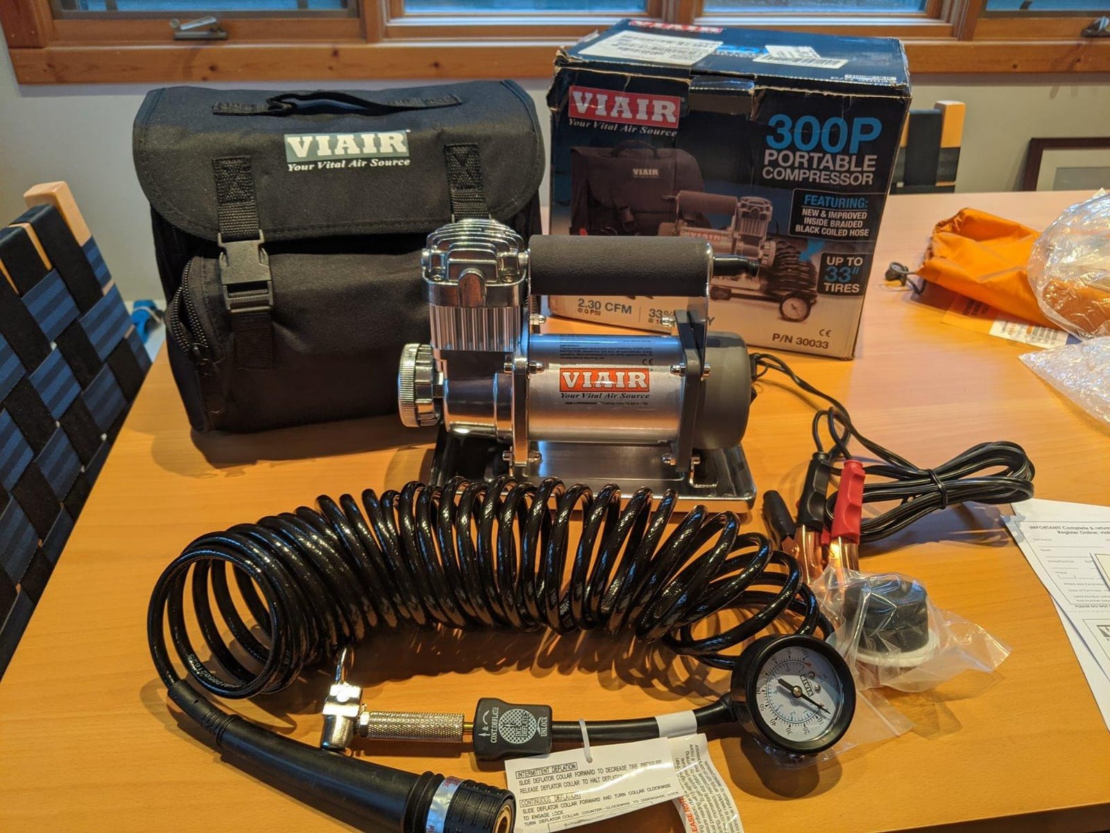 VIAIR 300P - 30033 Tire Inflator Portable Offroad Air Compressor for Truck & SUV, 12V On/Off Road Tire Pump Air Compressor Portable Heavy Duty 150 PSI customer photo 1