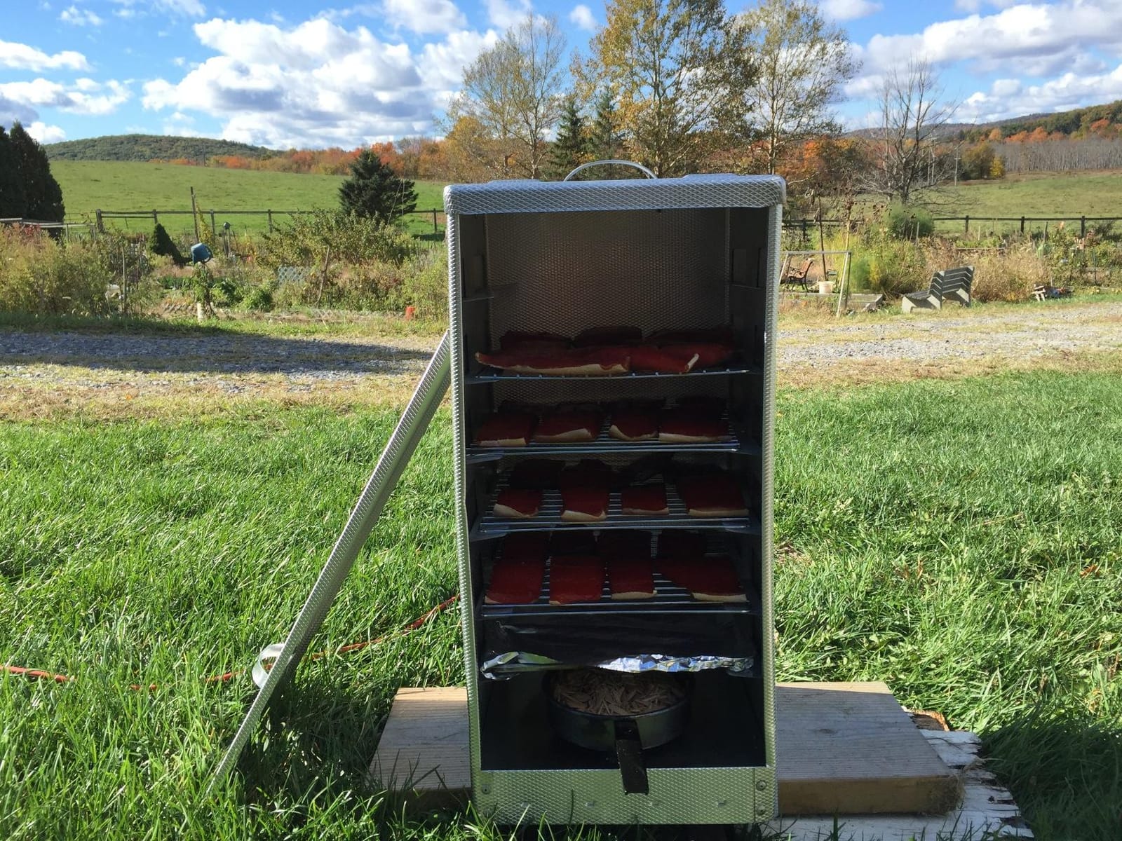 Smokehouse Little Chief Front Load Smoker, Low to Mid Temperature Smoker for Fish, Jerky, Cheese, Sausage & Other meats, Smoke Up to 25 Pounds of Meat & Fish customer photo 2