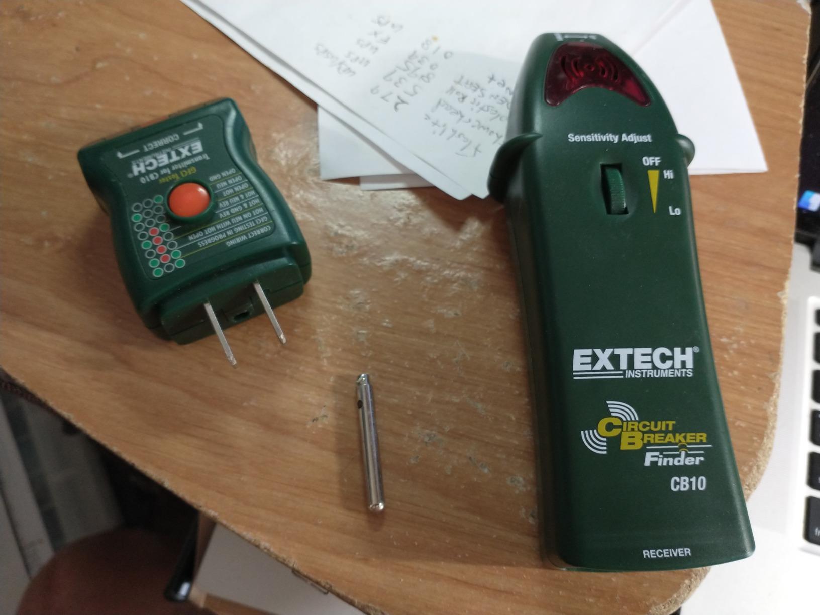 Extech CB10 AC Circuit Breaker Finder and GFCI Receptacle Tester customer photo 2