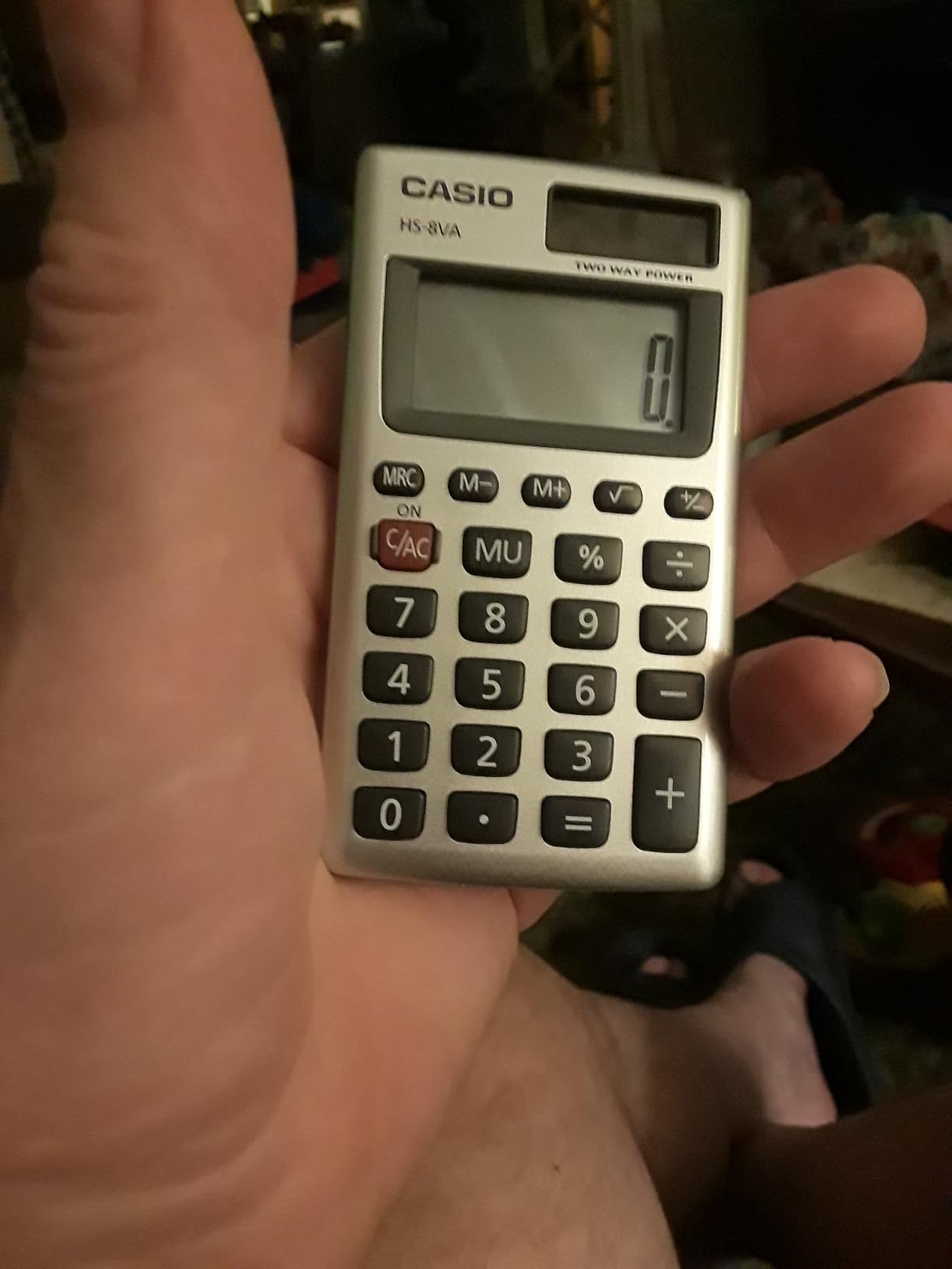 Casio HS-8VA Mini 6-Function Calculator customer photo 2