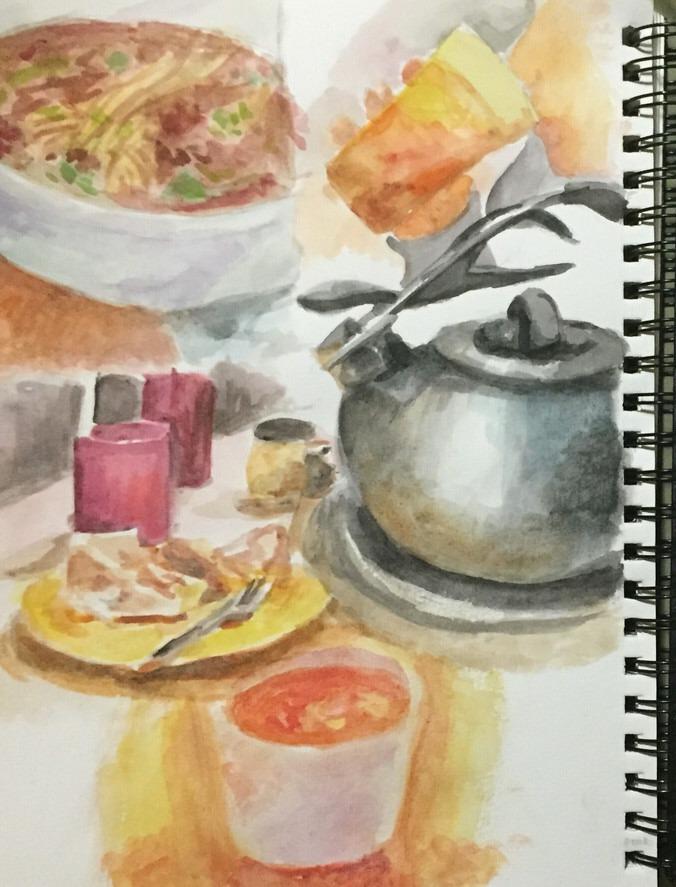 Sakura Koi Pocket Field Sketch Kit - Watercolor Sets for Painting On the Go - 24 Colors - 1 Water Brush - 1 Sponge - 1 Mixing Palette customer photo 1
