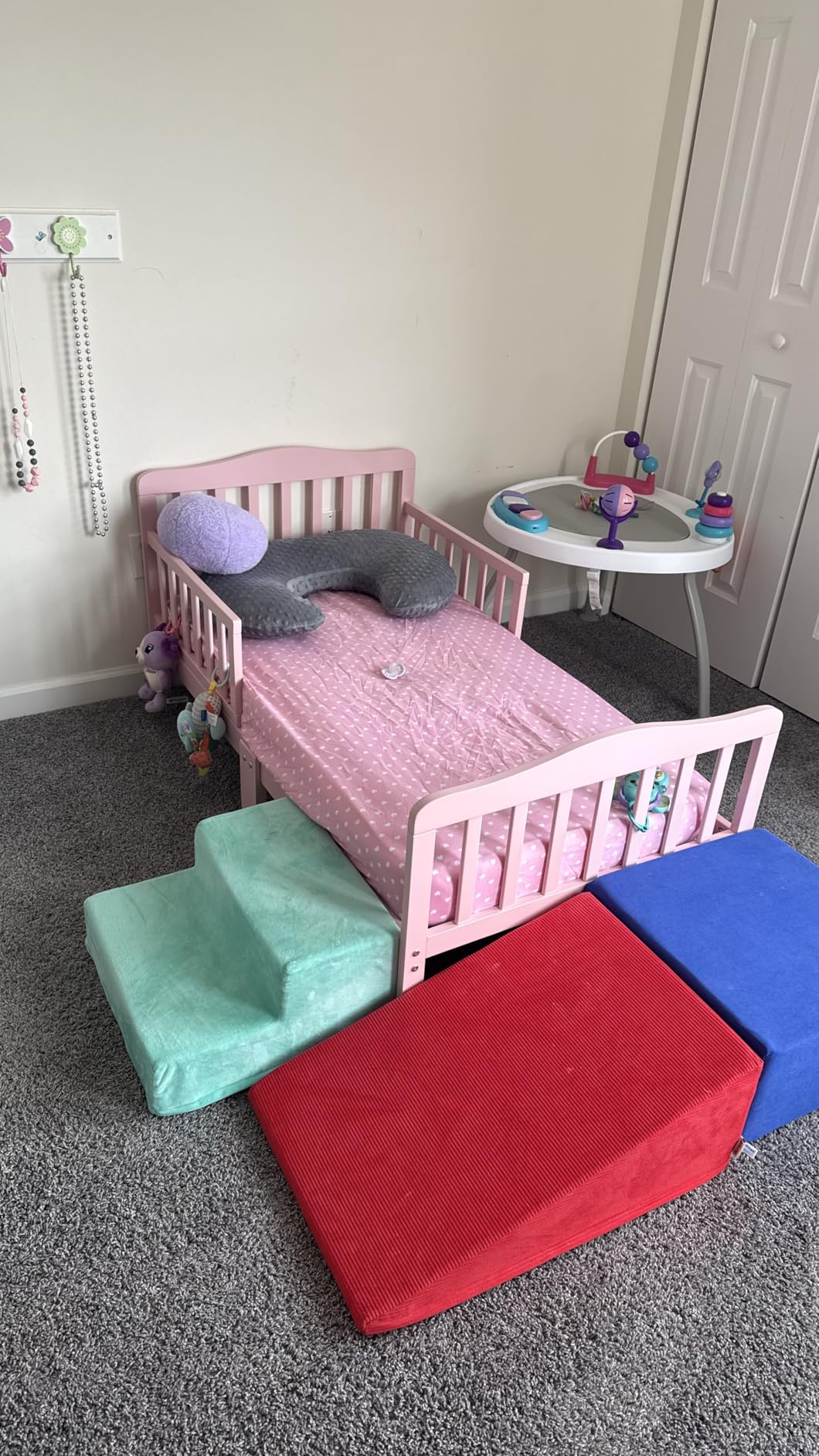 Dream On Me Classic Design Toddler Bed, GREENGUARD Gold, Pink customer photo 1