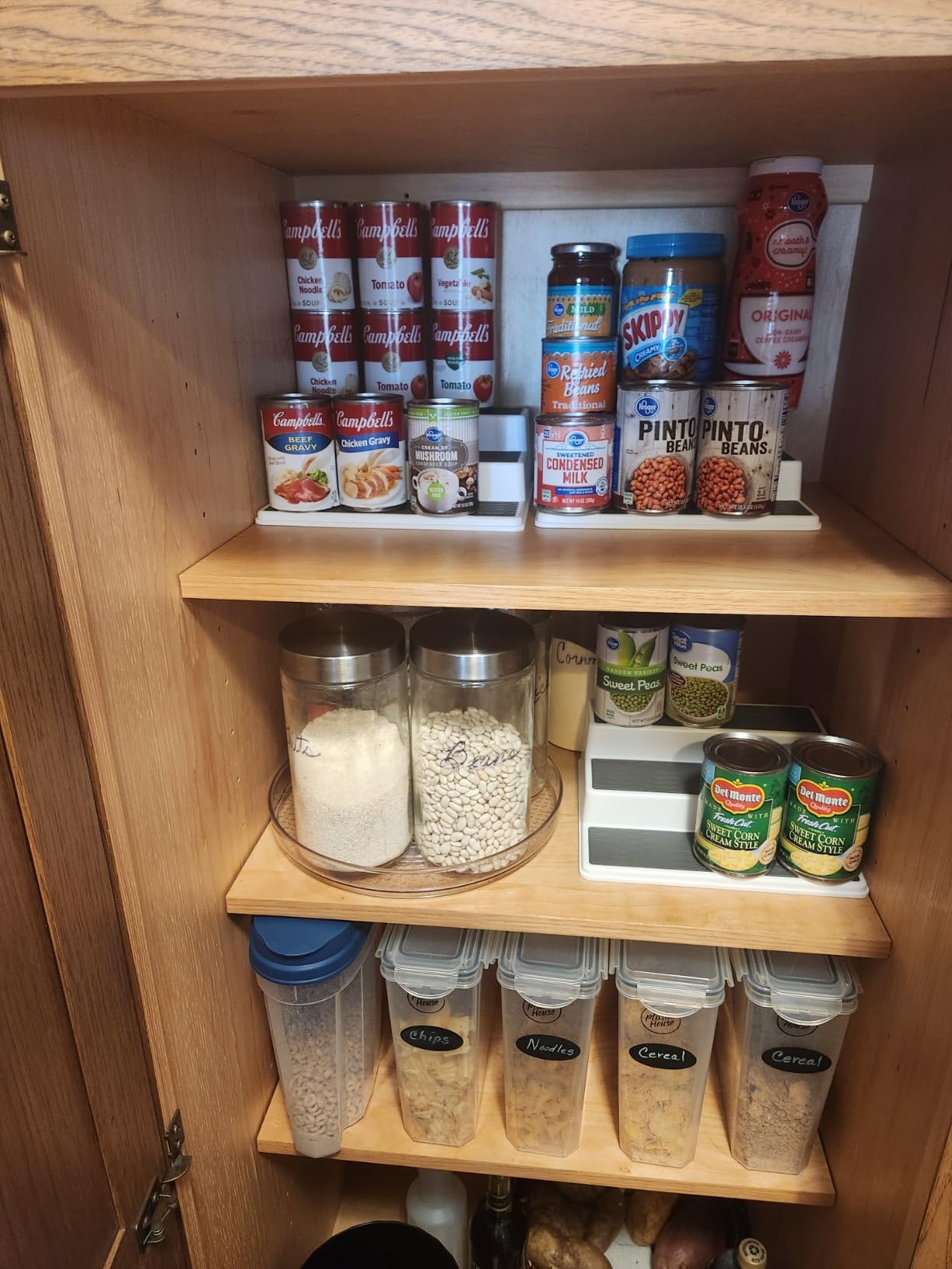 Copco 3-Tier Cabinet Spice Rack Organizer, 10 Inch Tiered Shelf Riser for Kitchen Cabinets, Pantry, and Countertop - Holds Spices, Seasonings, Oils, and Condiments customer photo 1