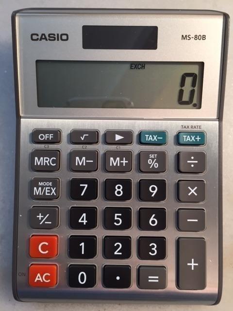 Casio MS-80B Desktop Calculator, Tax & Currency Tools customer photo 2