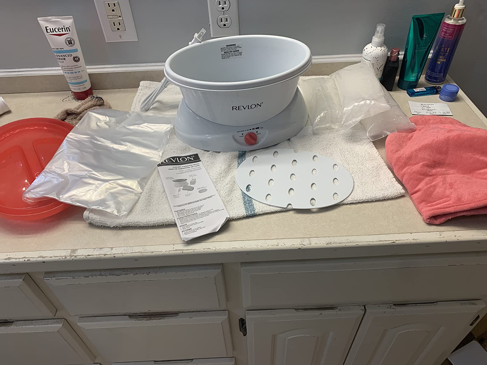 Revlon Moisturizing Quick Heat Paraffin Bath, White/Pink customer photo 1