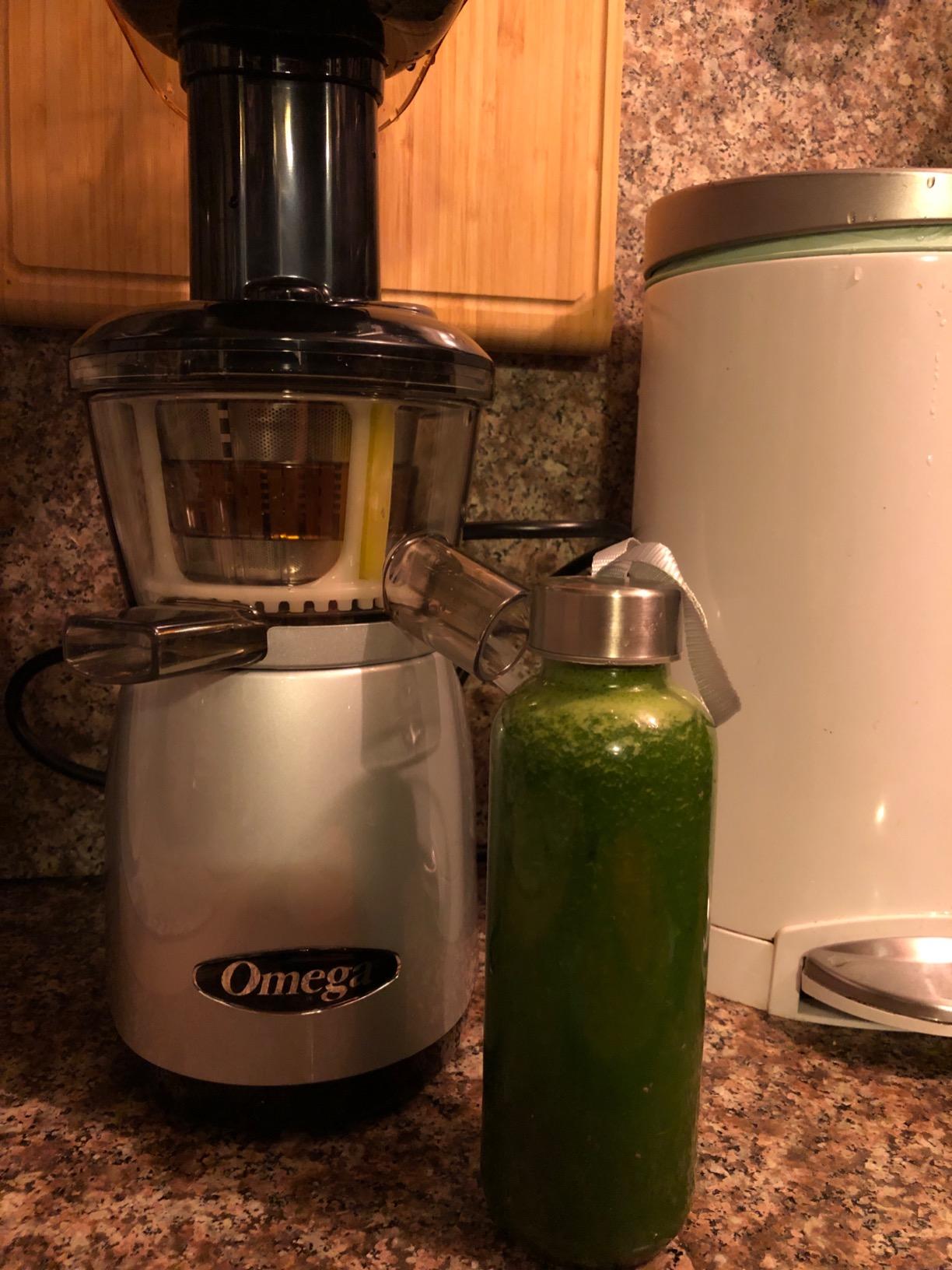 Omega VRT350 Vertical Low Speed Juicer, Silver customer photo 1