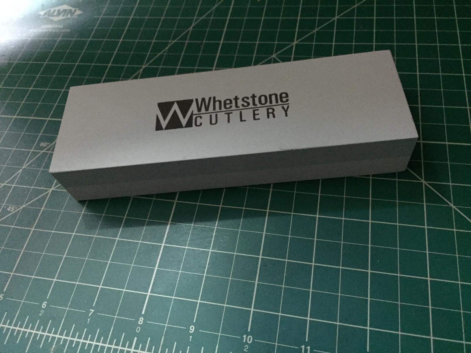 Whetstone Cutlery Sided, Gray Knife Stone-Dual 400/1000 Grit Wet Block-Sharpens and Polishes Sharp Tools and Kitchen, Hunting, and Pocket Knives by Whetstone, 1-Pack, Limestone customer photo 1