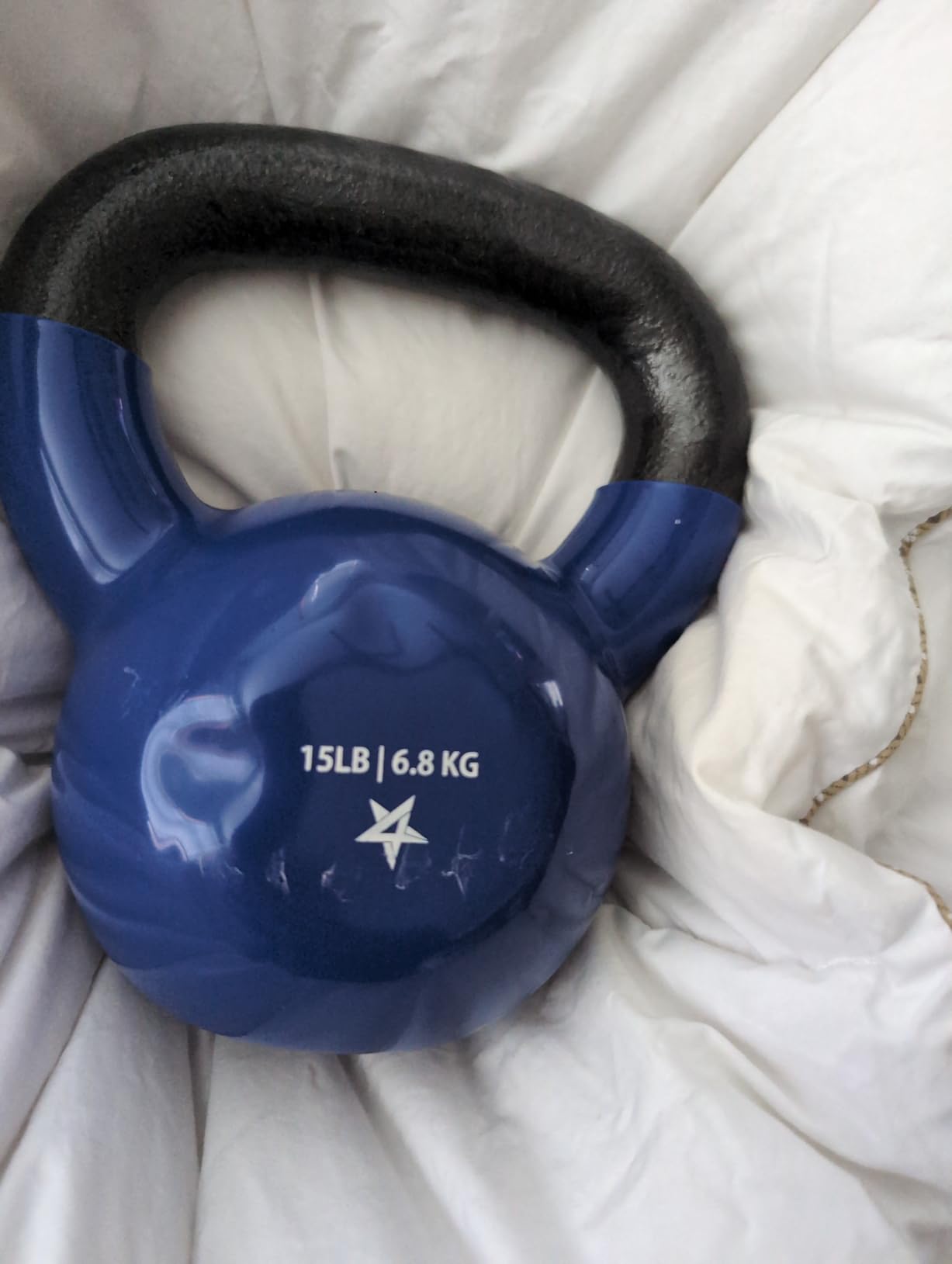 Yes4All Kettlebell, 5-100 LB Vinyl Coated Cast Iron Strength Training Kettlebells for Home Gym Exercises, Fitness, Full Body Workout Equipment, Push Ups, and Grip Strength customer photo 2