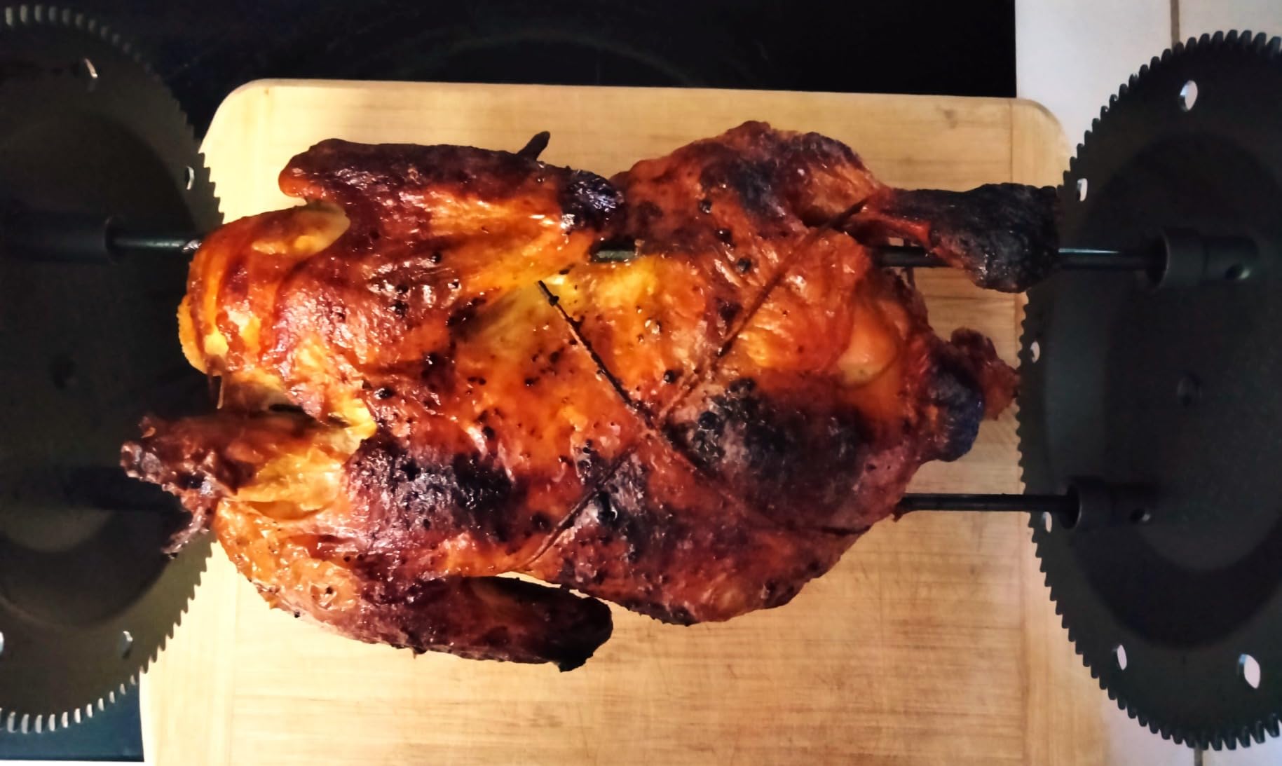 Ronco Showtime Large Capacity Rotisserie & BBQ Oven Modern Edition, Simple Switch Controls, Silicone Door Tie, Perfect Preset Rotation Speed, Self-Basting, Auto Shutoff, Stainless Steel customer photo 2